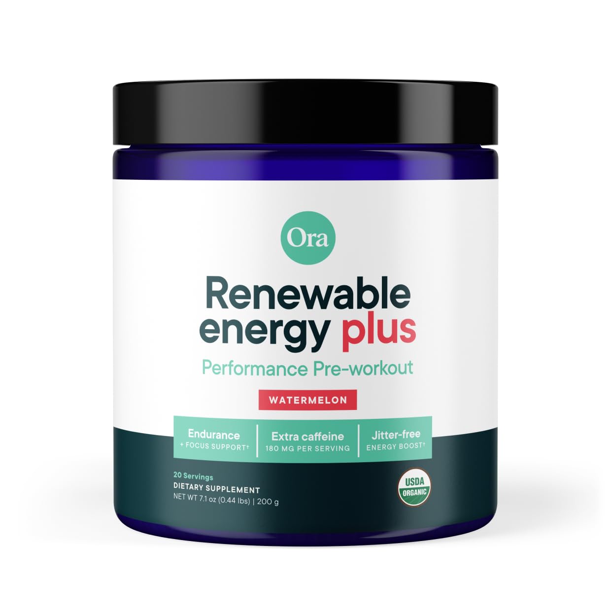 Ora Organic Renewable Energy Plus Powder 7.1 Ounce