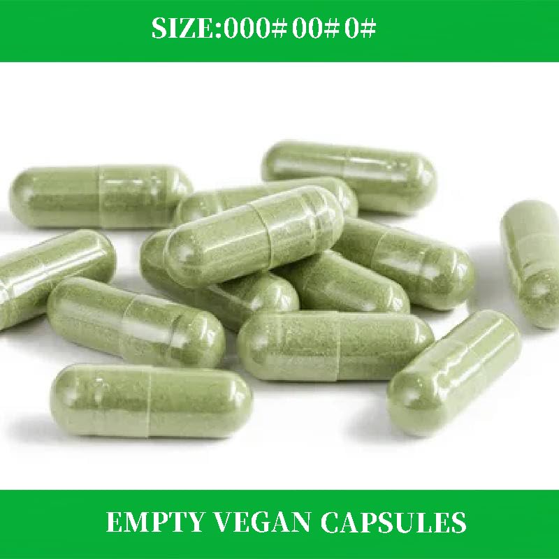 Generic Vegan Empty Capsules Size 000, Clear, 1000 Count