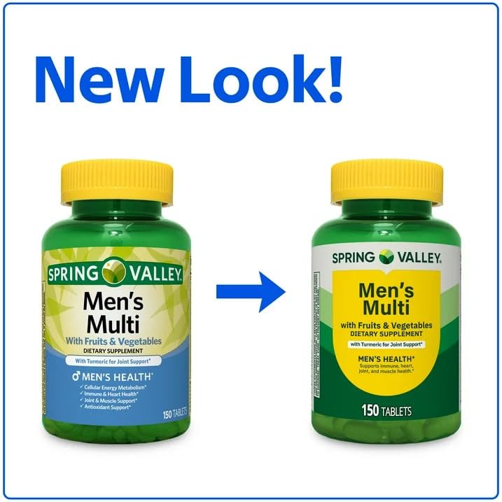 SUREFECT Men's Multivitamin Tablets 150 Count