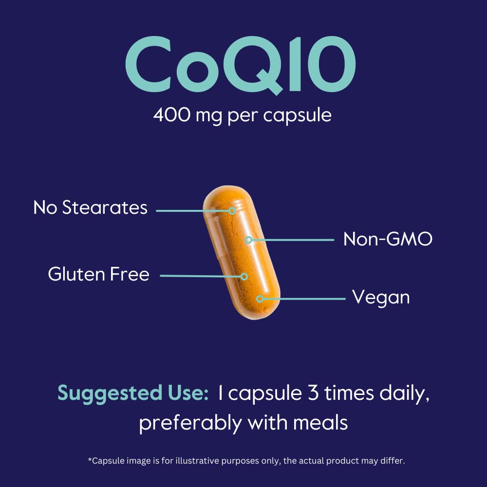 BESTVITE CoQ10 400mg Capsules, 120 Capsules