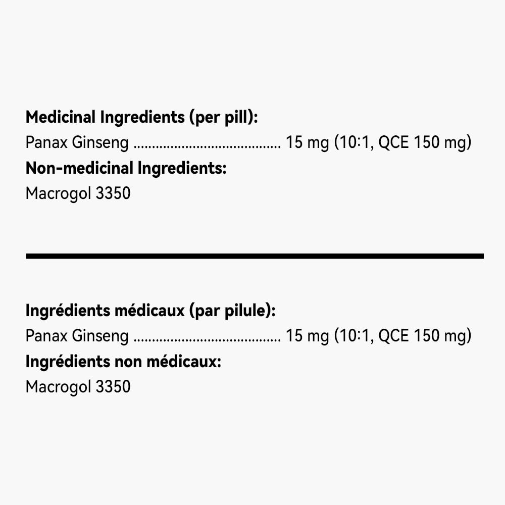 REDSENOL DAG Sublingual Ginseng Capsule, High-Potency Extract, 960 Count