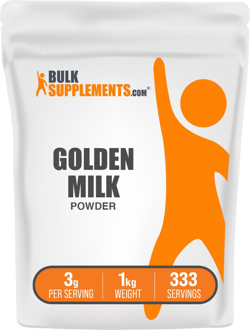 BulkSupplements Golden Milk Powder with Turmeric and Ginger, 35.2 oz