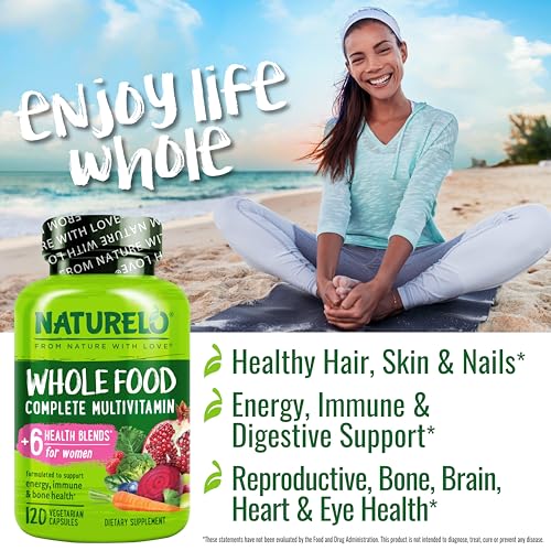 NATURELO Whole Food Multivitamin for Women and Men Capsules 240