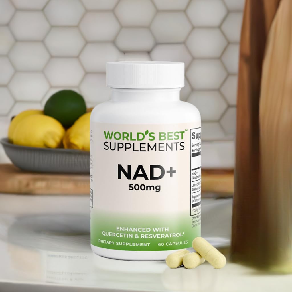 World's Best Supplements NAD+ Capsules 90 Count