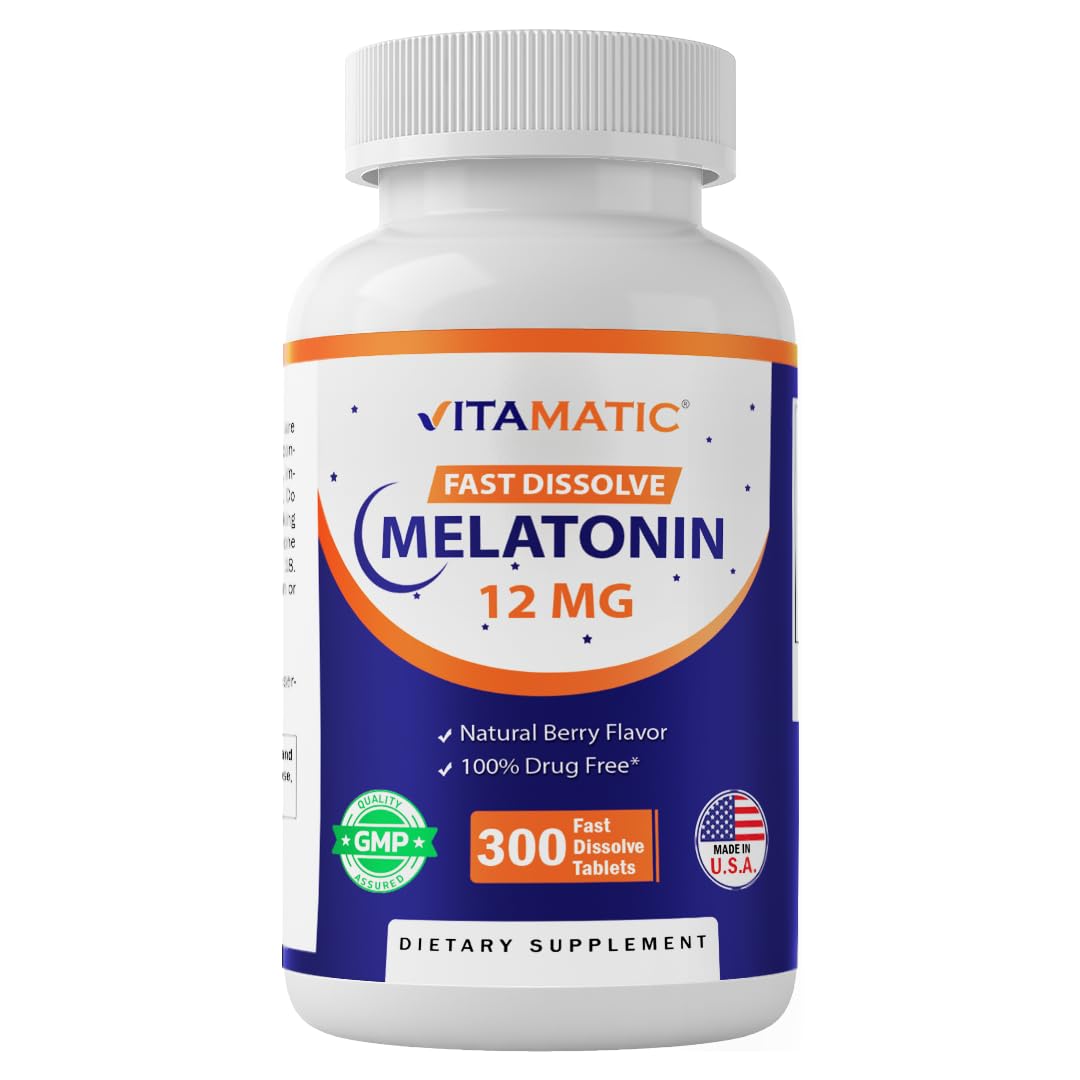 Vitamatic Melatonin 12 mg Tablet, 300 Tablets
