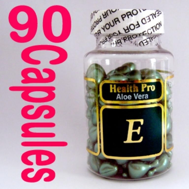 Nu-Health Aloe Vera Moisture Complex Vitamin E Oil for Skin 90 Capsules