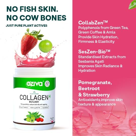 Generic Collagen Watermelon for Skin, Hair & Nails, Plant-Based Collagen Peptides Powder, 4.4 oz