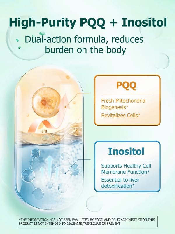 ESTHELIV Liver Cleanse Detox & Repair PQQ + Inositol Formula Capsule, 60 Capsules