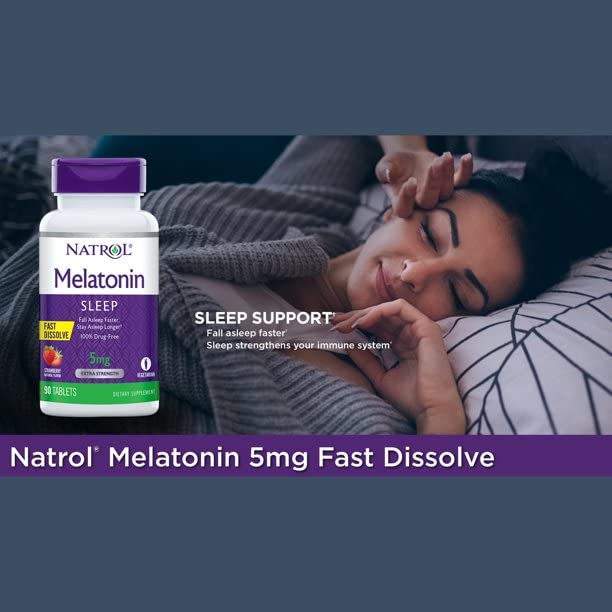 Natrol Melatonin Fast Dissolve 5 mg 90 Tablets