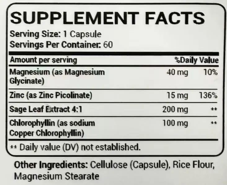 ISMA 4-in-1 Internal Deodorant Capsules, 60 Count