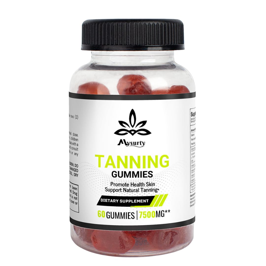 Mysurty Super Tanning Daily Gummies Gummy, 60 Count