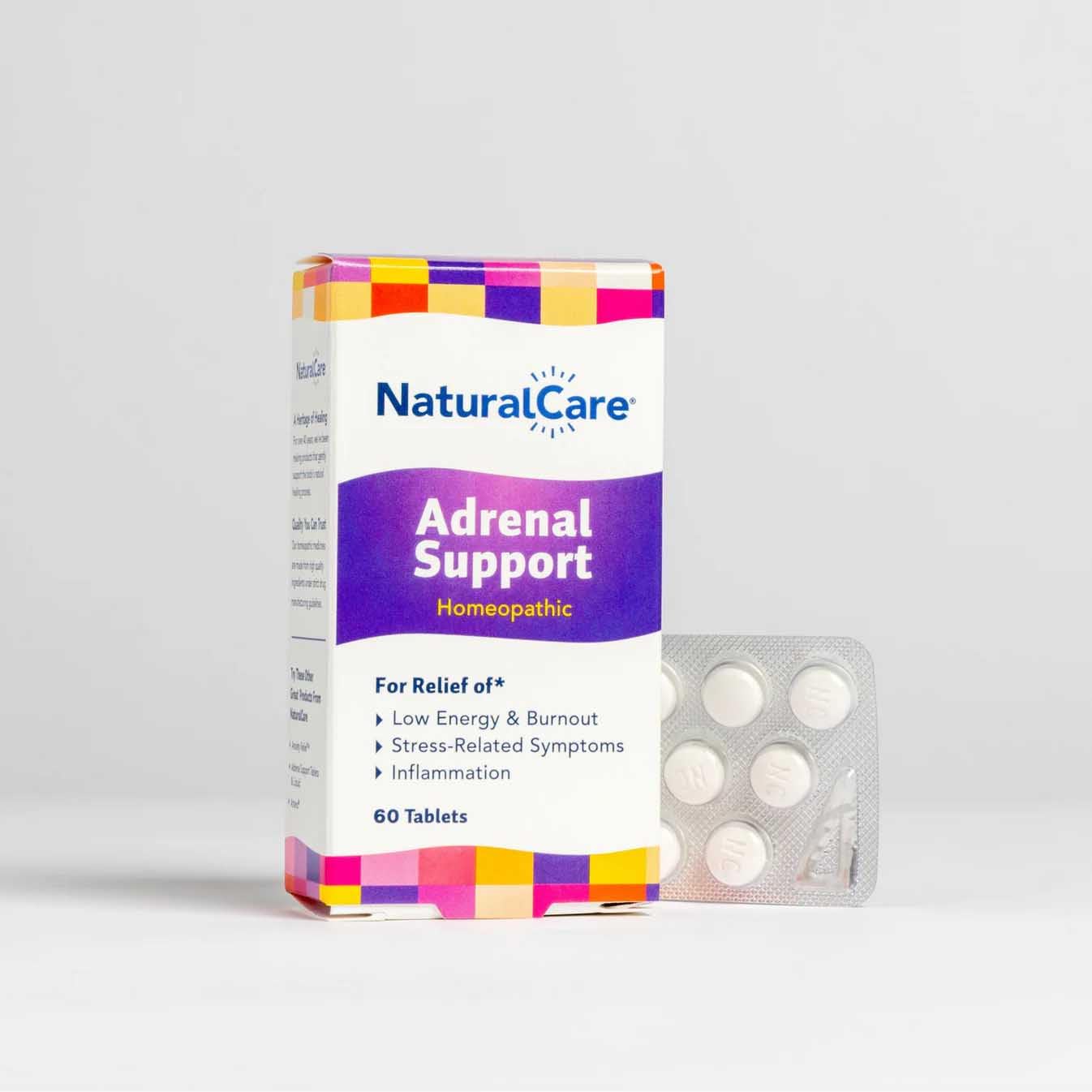 Natra-Bio NaturalCare Adrenal Support Tablets 60 Count