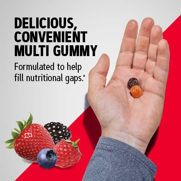 GNC Mega Men Multivitamin Gummy, 120 Count