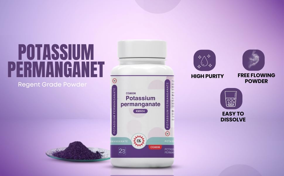 Dawn Scientific Inc. Potassium Permanganet Regent Grade Powder 2 oz