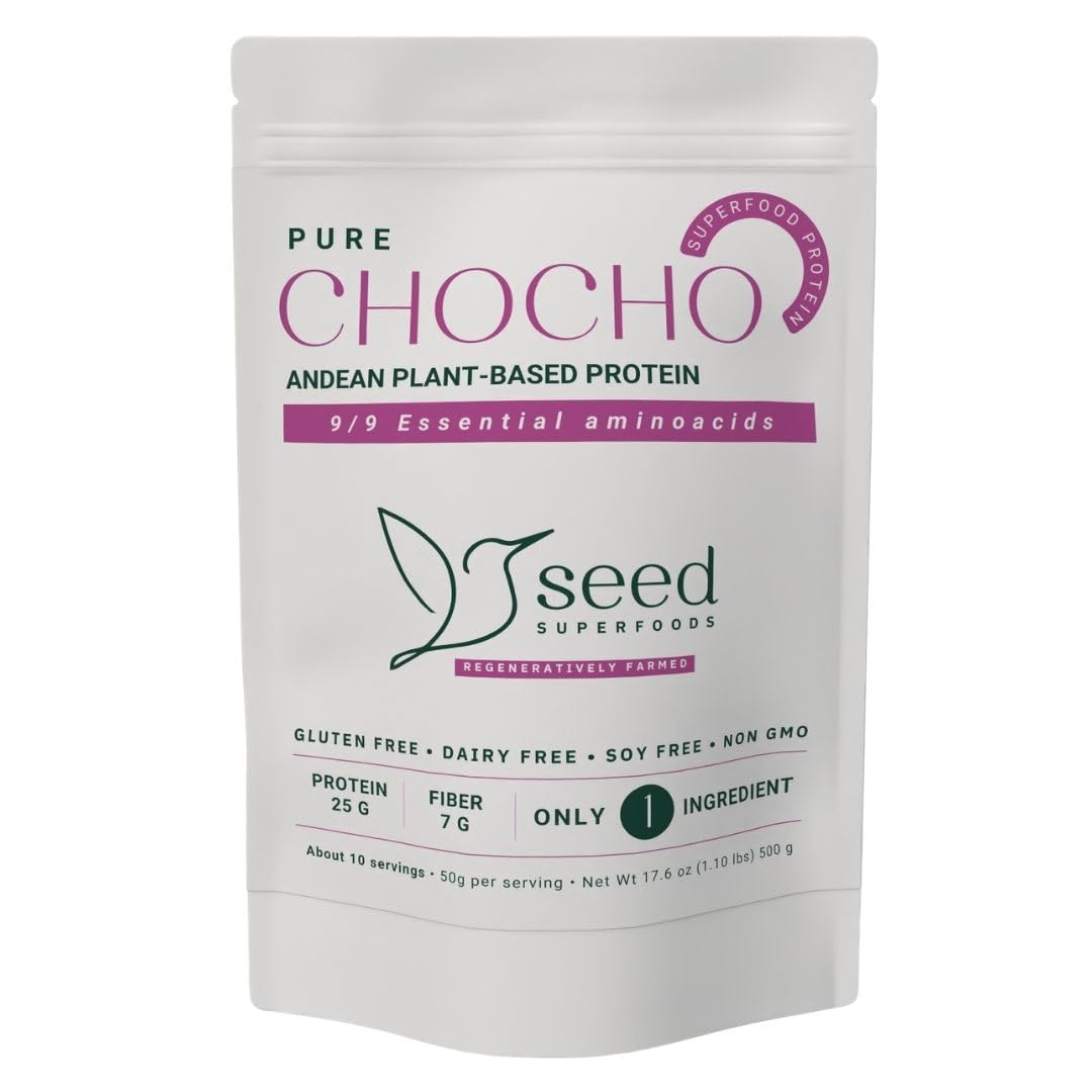 SEED Chocho Pure Plant-Based Protein Powder 17.6 oz