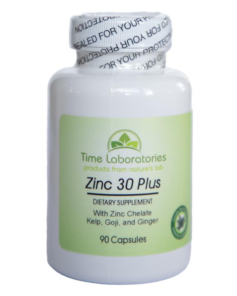 Time Laboratories Zinc 30 Plus Capsules 90 Count