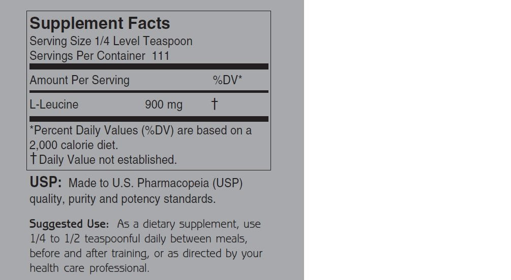 Anabol Naturals L-Leucine Powder 7.05 oz