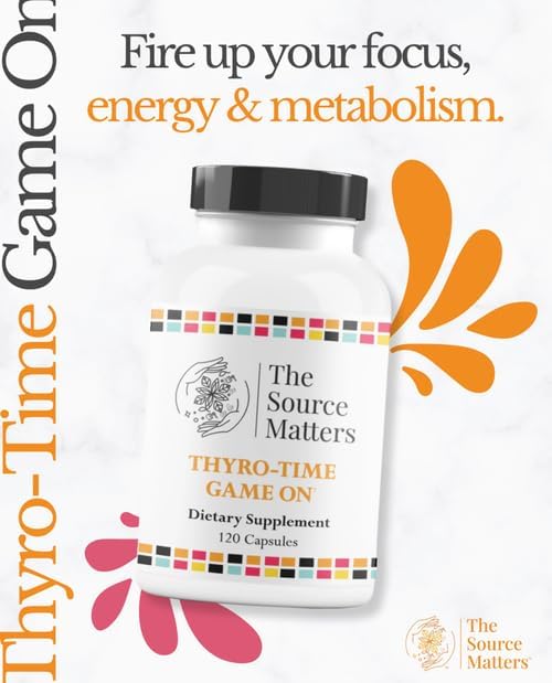 THE SOURCE MATTERS Thyro-Time Game On Thyroid Support Formula Capsule 120