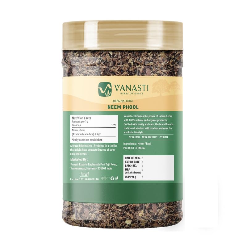 VANASTI Neem Flower Powder, 14.1 Ounce