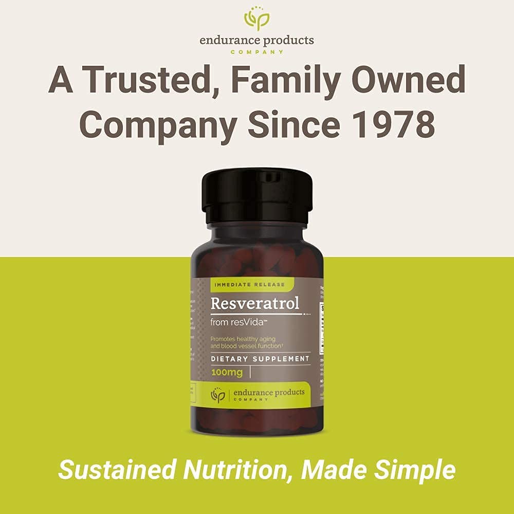 Endurance Products Resveratrol Supplement 1 Capsule