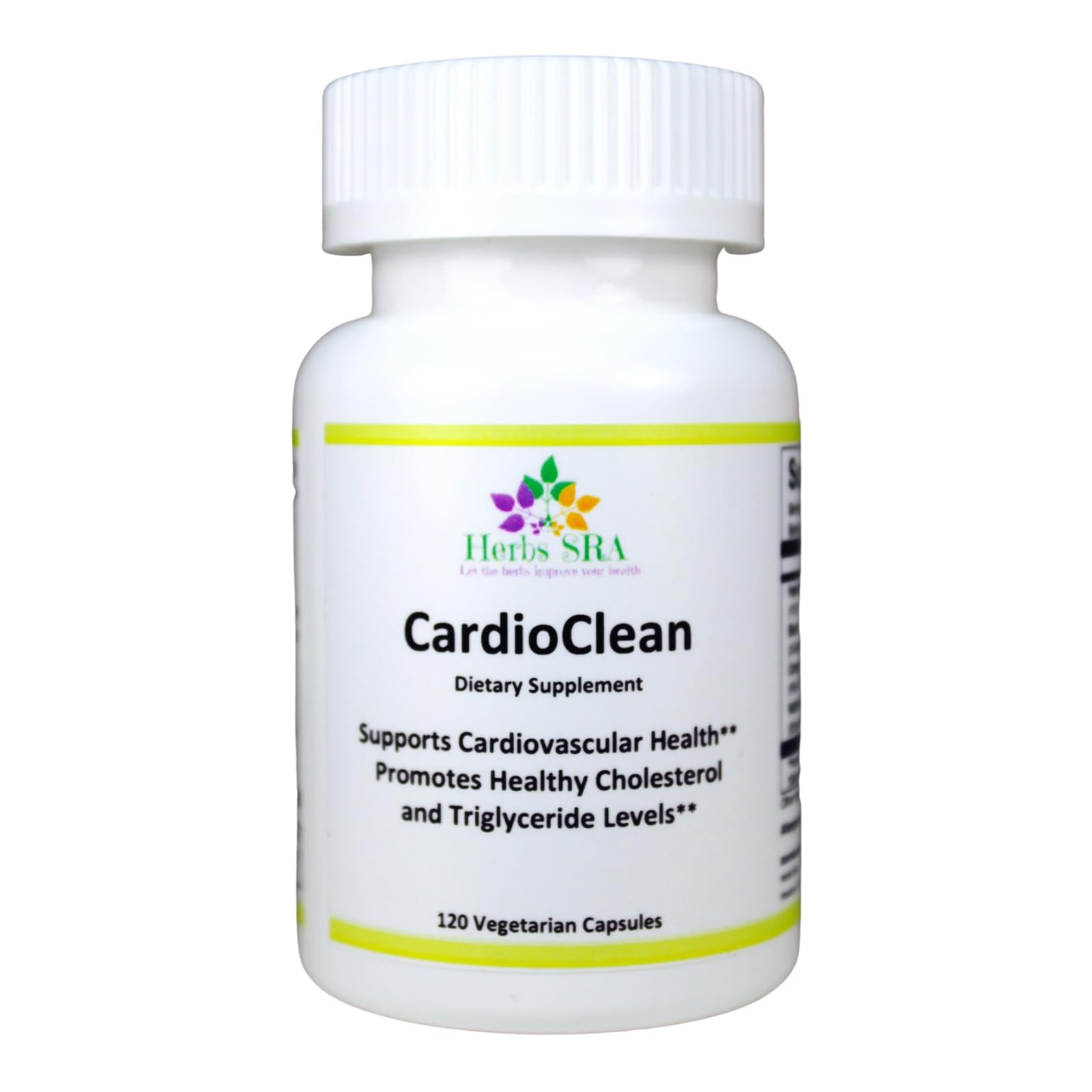 Herbs SRA CardioClean Omega-3 and Black Garlic Supplement Capsule, 120 Vegetarian Capsules