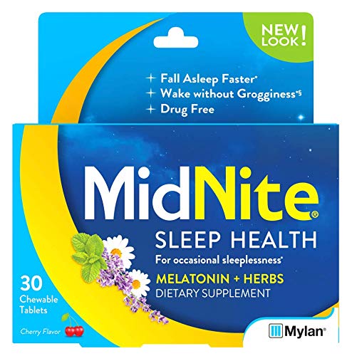 MidNite Natural Sleep Supplement Tablets 60 Count