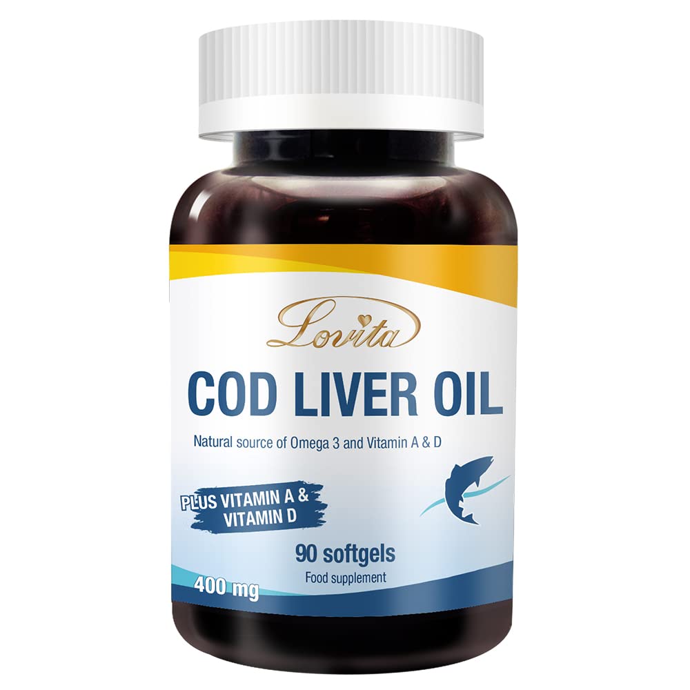 LOVITA Norwegian Cod Liver Oil Softgels 90