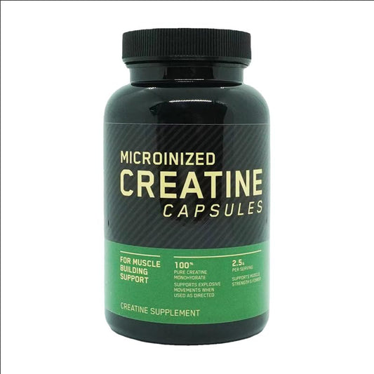 Generic Micronized Creatine Monohydrate Capsules, 60 Count