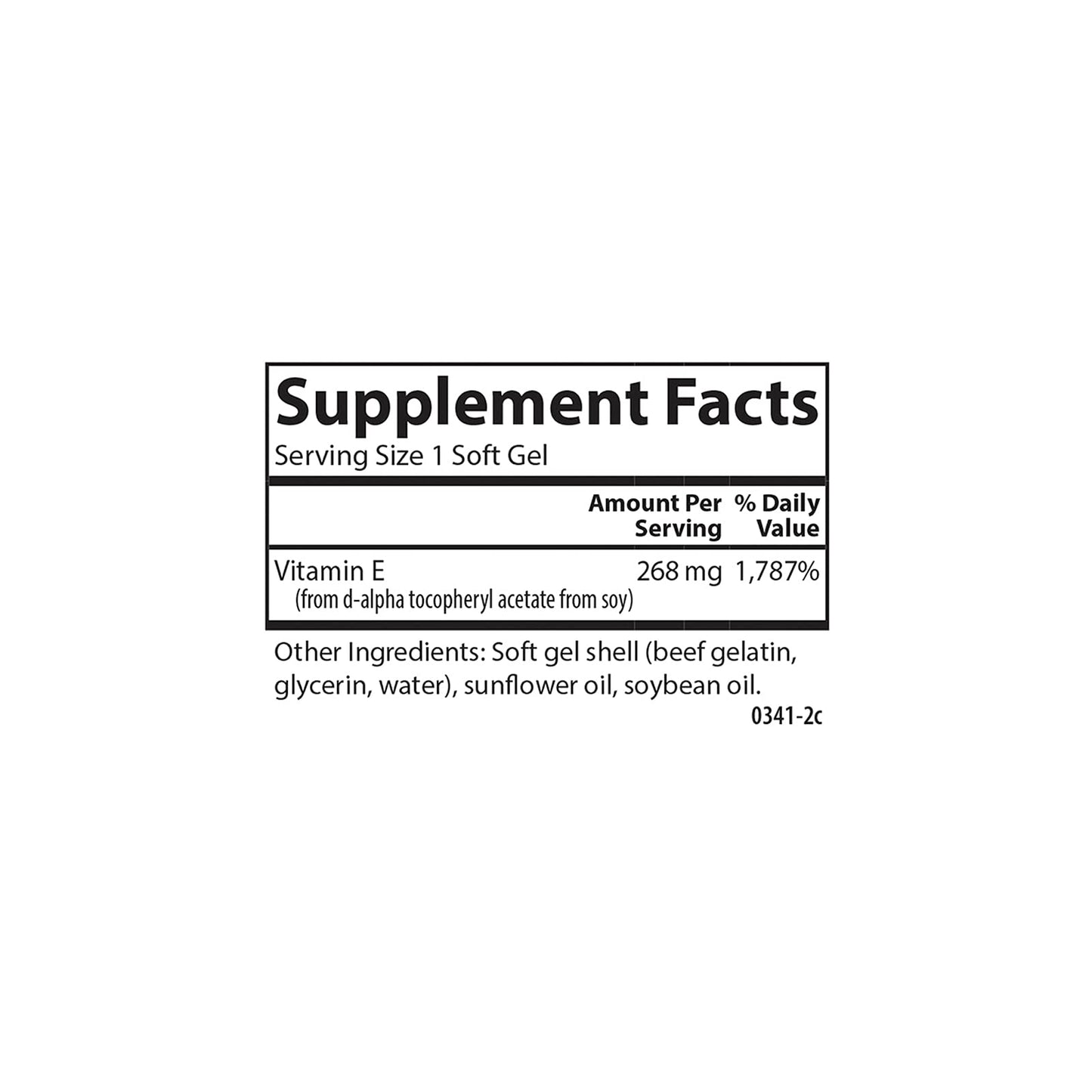 Carlson E-Gems Natural Vitamin E Softgels 120