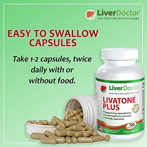 Livatone Plus Liver Detox Capsules 240 Count