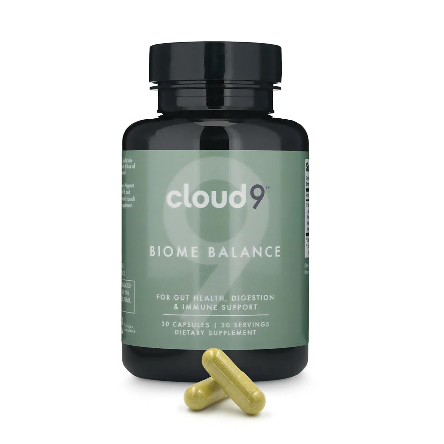 CLOUD9 BY REBOUND Biome Balance – 13-Strain Probiotic for Gut, Mood & Immune Support – 20 Billion CFU – Vegan, Dairy-Free, Shelf-Stable – Made in USA – 30 Capsules