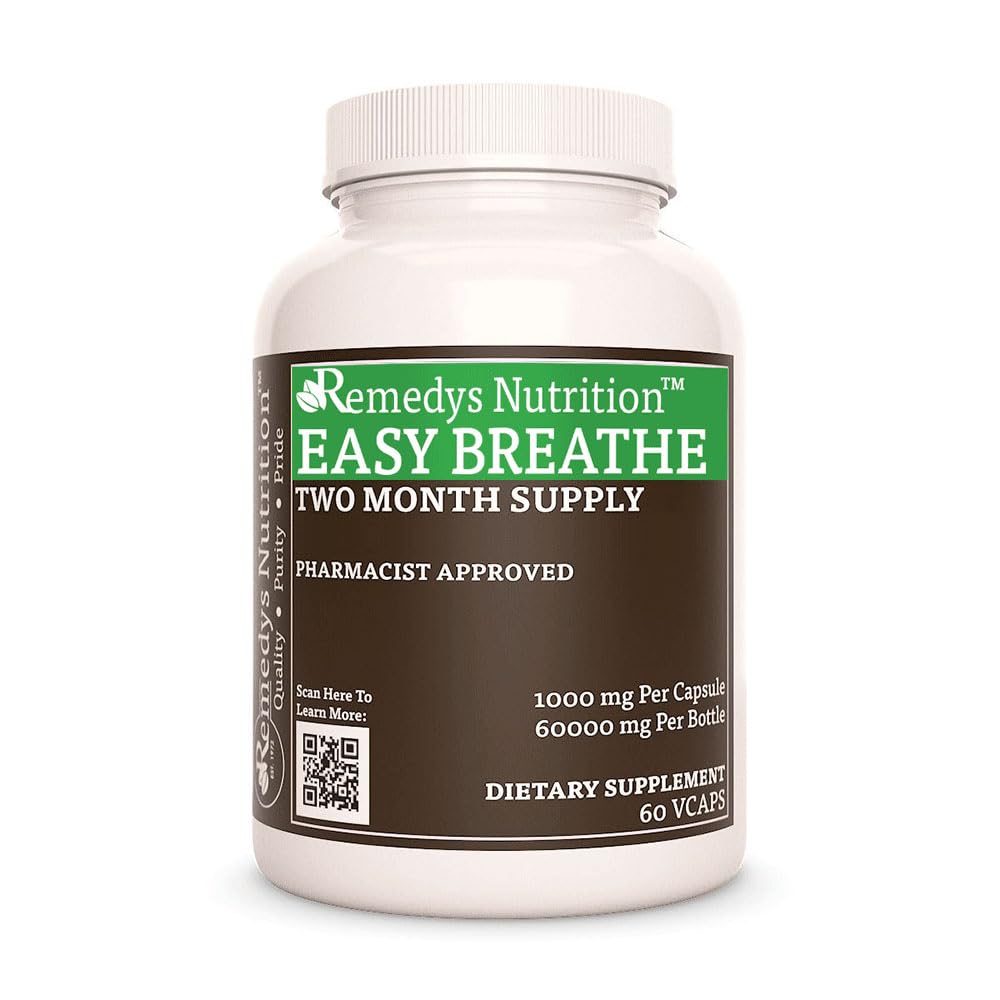 Remedy’s Nutrition Easy Breathe Capsules 60 Count