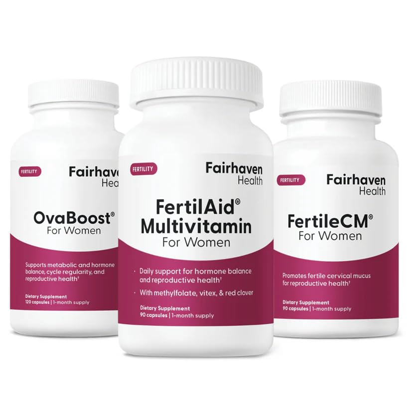 Fairhaven Health Female Fertility Supplement Starter Pack Capsules, 300