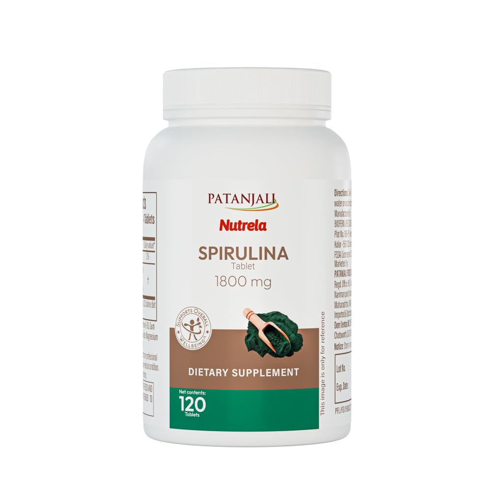 Patanjali Nutrela Spirulina Tablet, 1 Count