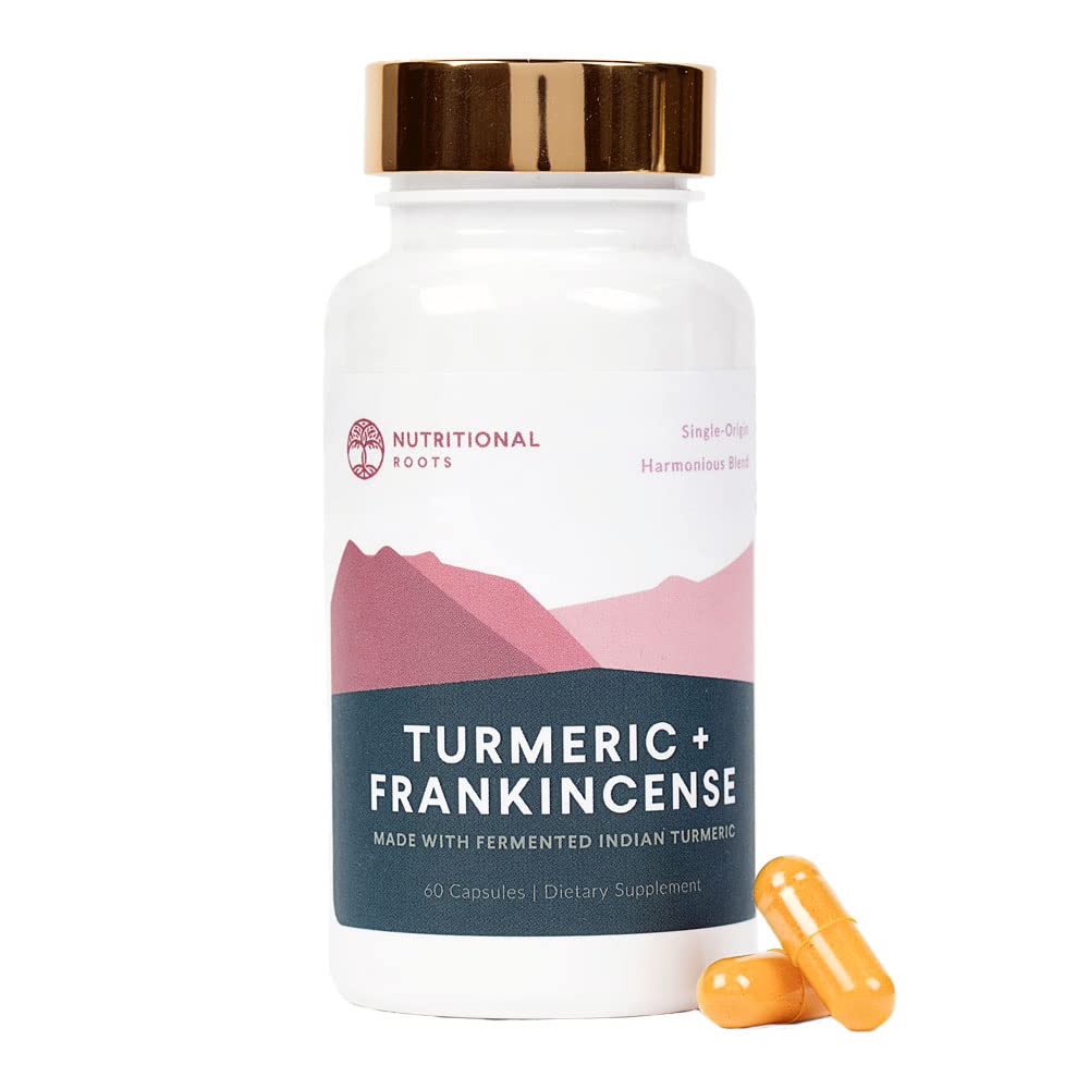 Nutritional Roots Turmeric Curcumin Boswellia Anti Inflammatory Capsules 60