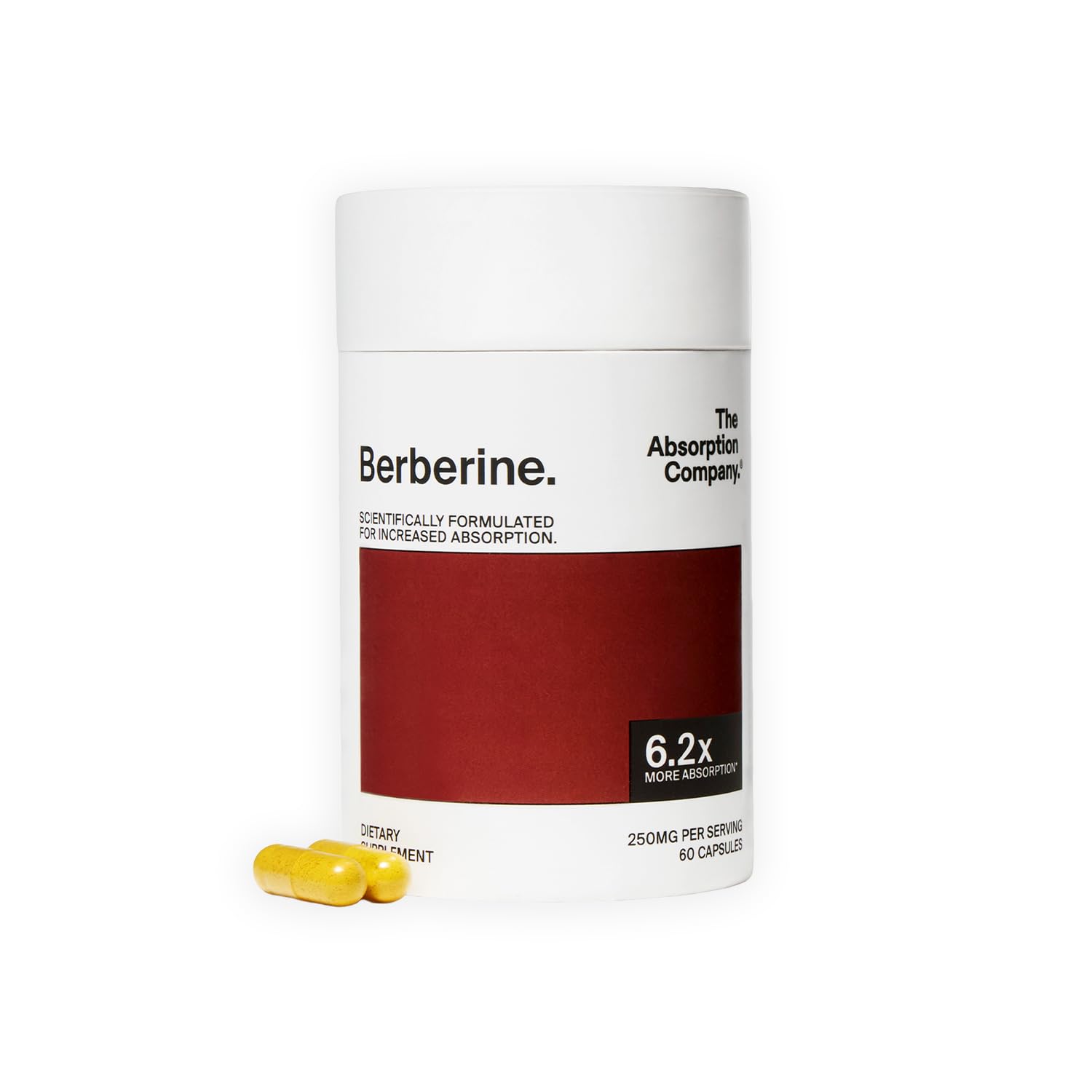 The Absorption Company Berberine Supplement Capsule, 60