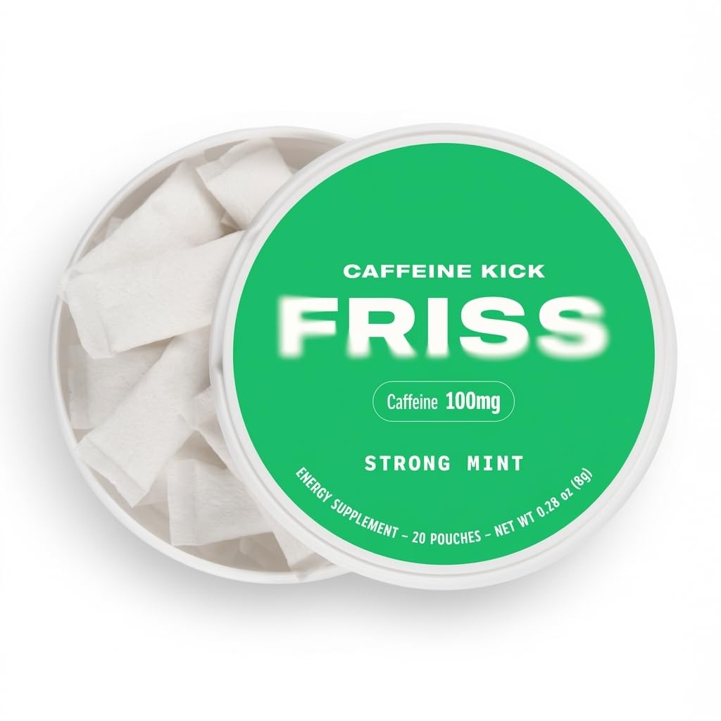 FRISS Caffeine Pouch Chewable 100mg 1 Count