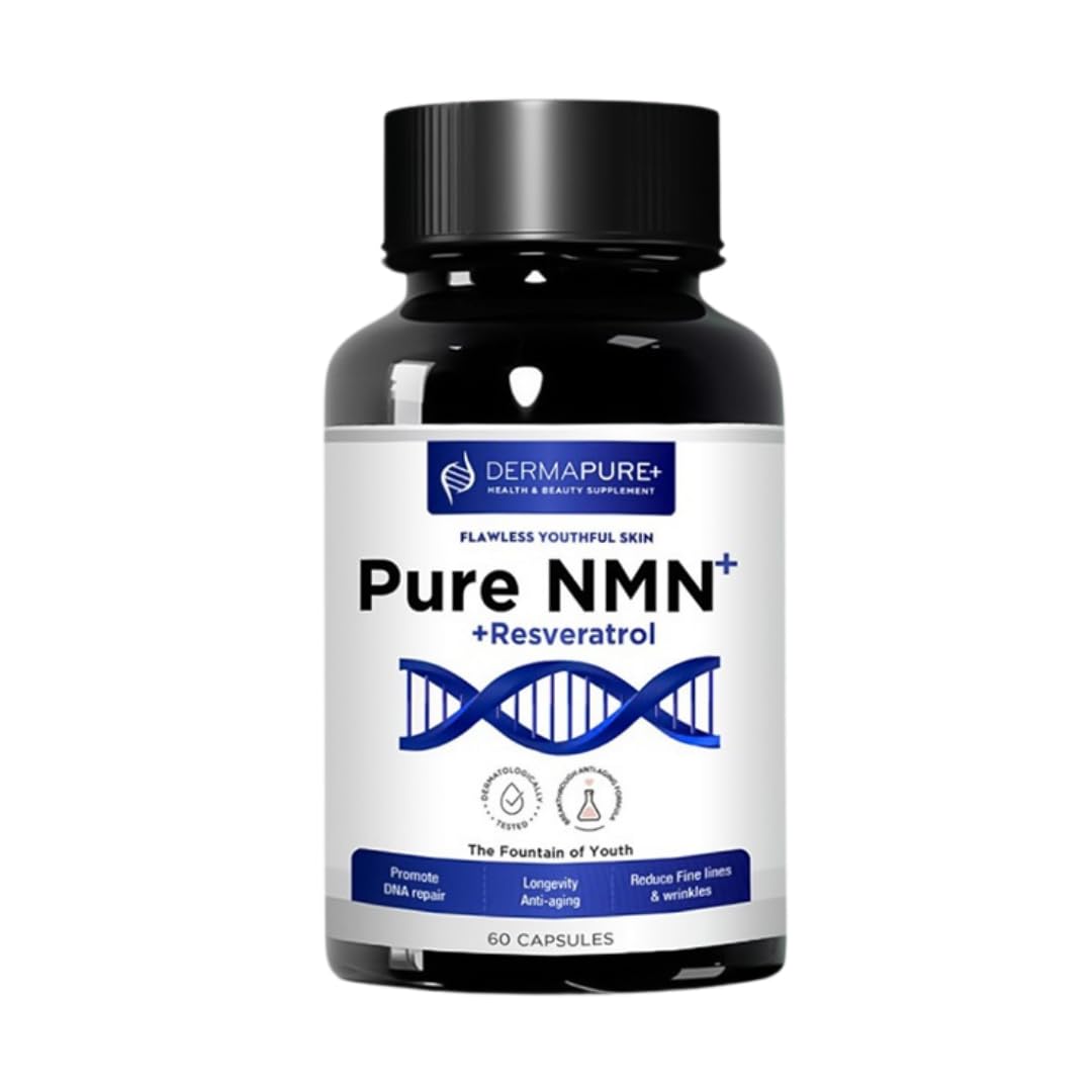 HVSun Dermapure NMN+ Supplement 4-in-1 Capsule, 60 Count