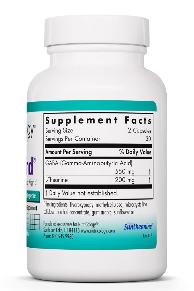 Allergy Research Group NutriCology ZenMind 60 Capsules