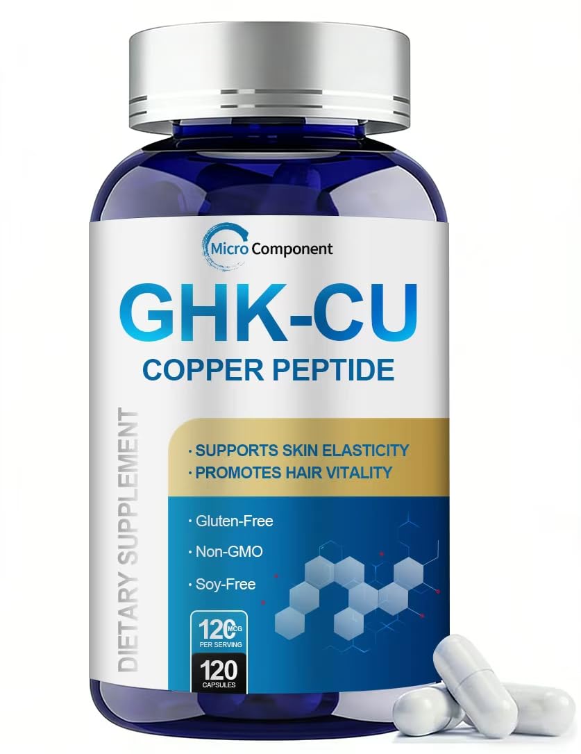 GHK-CU SUPPS GHK-Cu Copper Peptide Supplement Capsule 120 Count