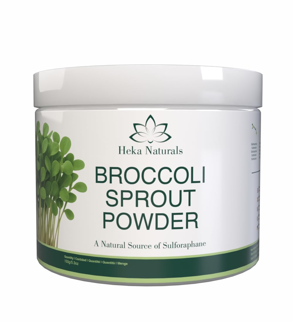 Heka Naturals Organic Broccoli Sprout Powder 5.3 Ounce