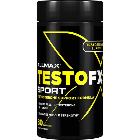 ALLMAX TESTOFX Sport Testosterone Support Formula 80 Capsules