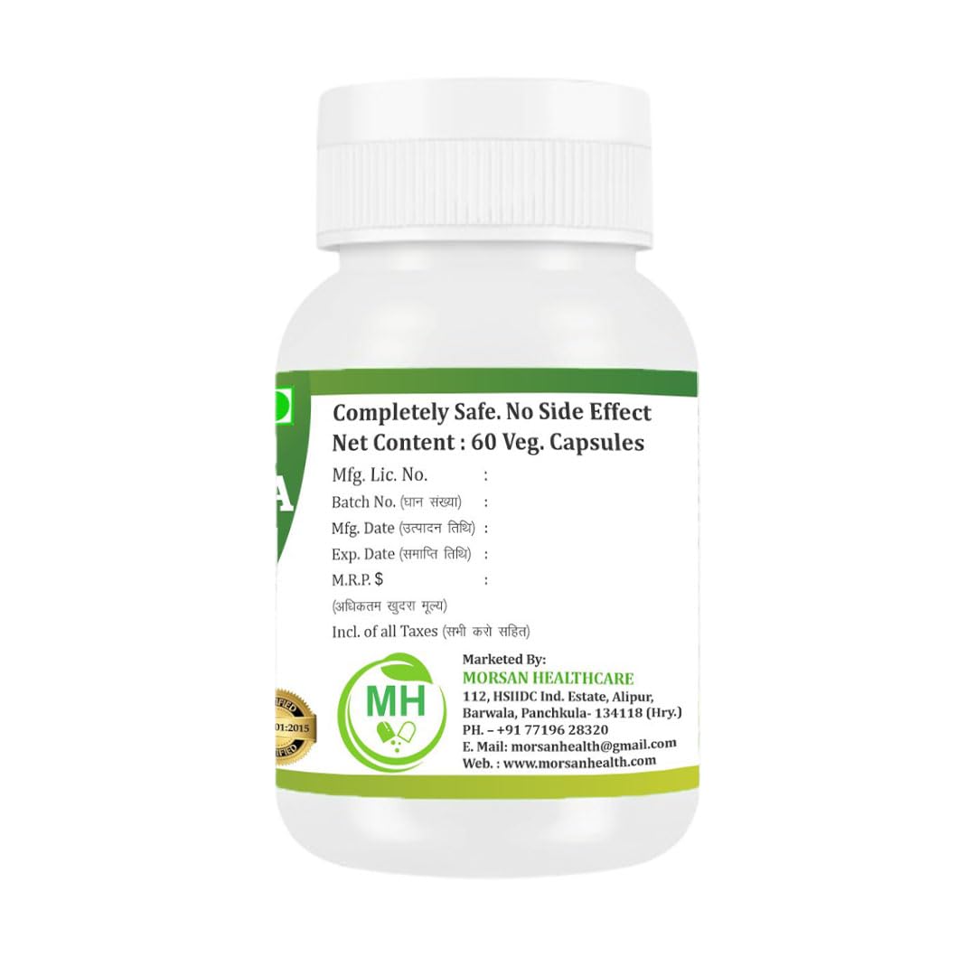 Morsan Healthcare Ashwagandha Capsules 120 Capsules