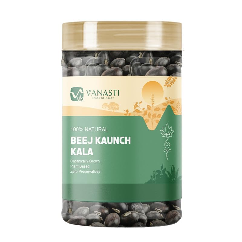 VANASTI Mucuna Pruriens Black Kaunch Seeds Powder 7.05 Ounce