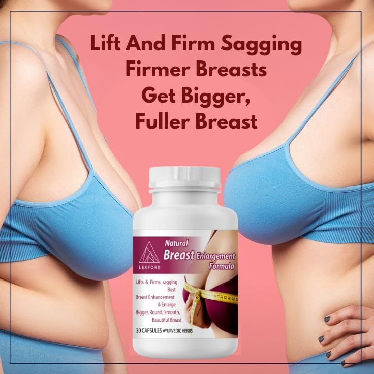 Lexford Enhance Breast Enlargement Pills for Women and Trans-Women Capsule, 30 Count