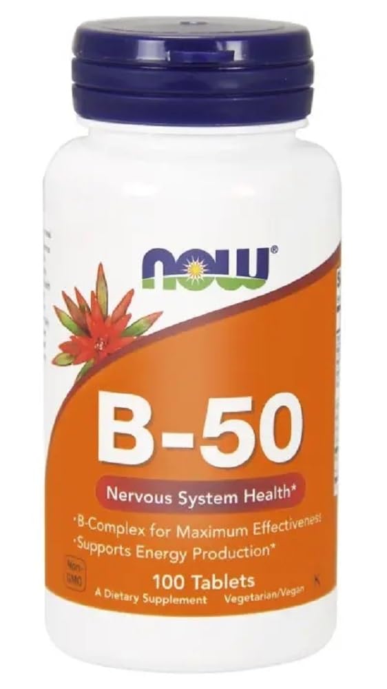 NOW Foods Vitamin B-50 100 Tablets