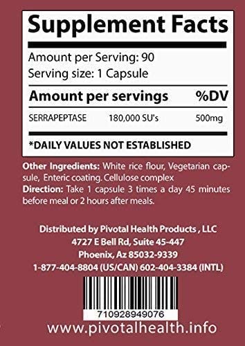 Serrasolv 360 Trebinase and CoQ10 Capsule 90 Count