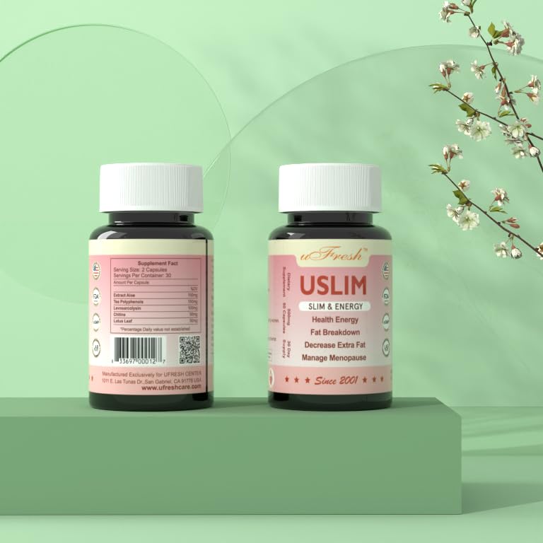 uFresh uSlim Dietary Supplement, 60 Capsules