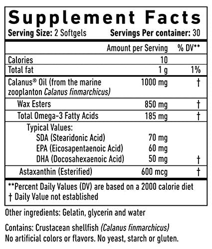 Ruby of the Sea Marine Oil Supplement Softgels, 60 Count