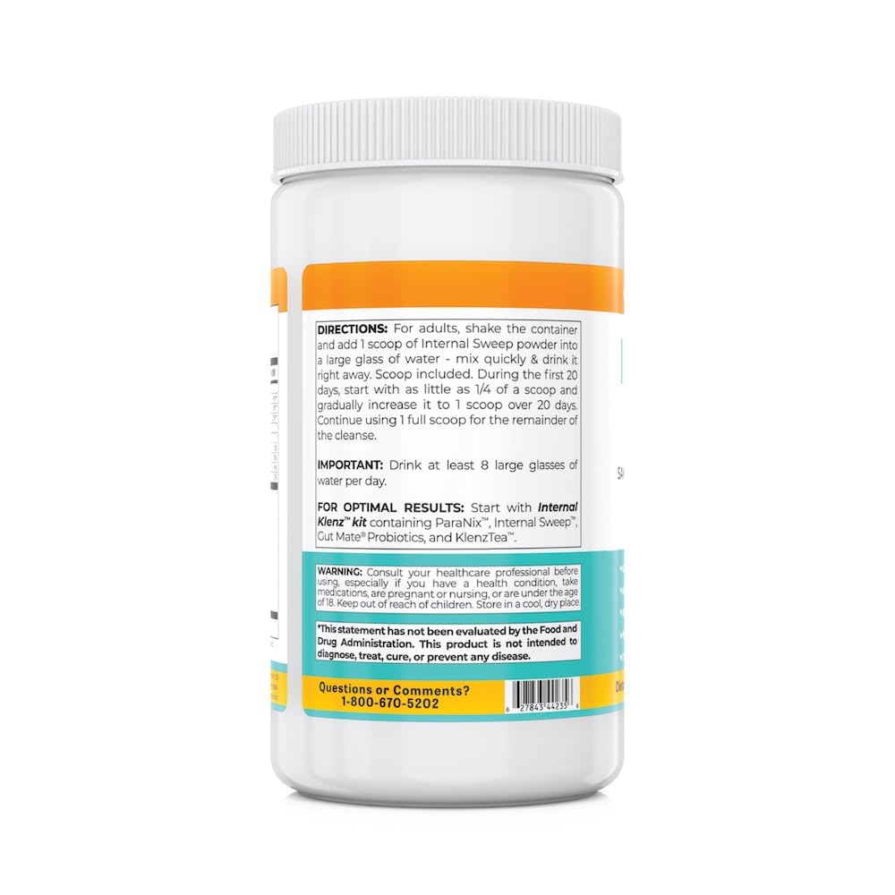 Internal sweep Colon Cleanse & Detox Fiber Powder, 1 Ounce
